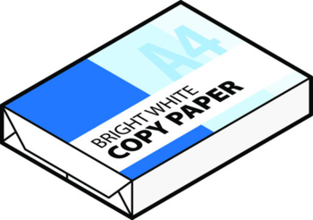Copy Paper. 92 Brightness. 8.5 X 11 in. White box. 10 reams/case, 5,000 sheets/case. (Truckload orders only).