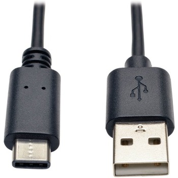 Tripp Lite Series USB Type-A Male to USB-C Hi-Speed Cable. 6 ft. Black.