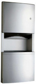 ConturaSeries®. Recessed Paper Towel Dispenser/Waste Receptacle with TowelMate and LinerMate