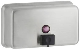 ClassicSeries® Surface-Mounted Soap Dispenser.  Stainless Steel.  40 oz. Capacity.