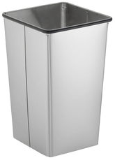 Floor-Standing Waste Receptacle with Open Top.  13 Gallon.