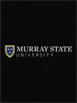Waterhog Impressions HD Vertical Entrance/Scraper/Wiper/Indoor/Outdoor Mat with Custom "Murray State Logo 3" Design. 6 X 10 ft.