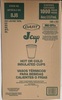 A Picture of product 107-402 Foam Cup.  8 oz.  White Color.  25 Cups/Sleeve, 40 Sleeves/Case, 1,000 Cups/Case.