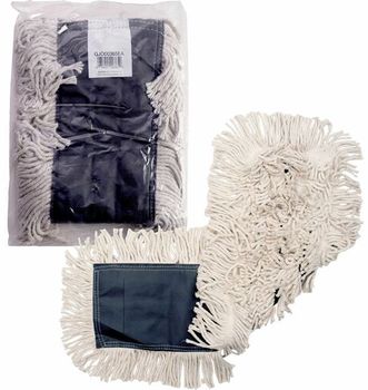 Genuine Joe Disposable Cotton/Synthetic Looped End Dust Mop Refill. 5 X 36 in. Natural.