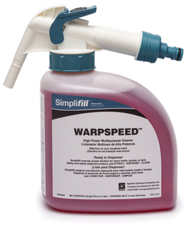 Simplifill WarpSpeed™ Multi-Purpose Cleaner. 2L. Red. Cherry scent. 2 bottles/case.