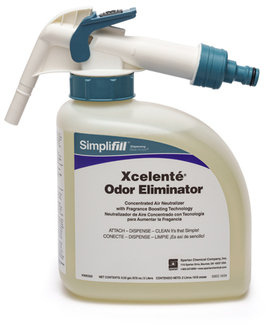 Simplifill Xcelenté® Odor Eliminator. 2L. Translucent. Lavender scent. 2 bottles/case.