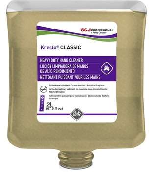 SC Johnson Professional® Kresto Classic Heavy Duty Hand Cleaner Manual Cartridge Refill. 2L. Fougere scent. 4 refills/carton.