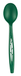 A Picture of product FIS-47CPLA003GRN 6.5" SPOON LEAF STYLE, CPLA, Green, 1000 per case.