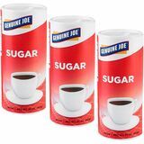 Genuine Joe Sugar. 20 oz. 3 Canisters/Pack