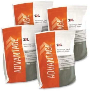 2XL Advantage® Gym Wipes. 1-ply. 6 X 8 in. White. Unscented. 900 wipes/roll, 4 rolls/carton.