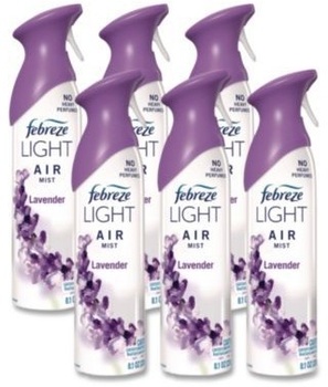 Febreze® AIR™ Aerosol Spray. 8.1 oz. Lavender scent. 6 cans/case.