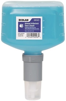 Ecolab® Advanced Antibacterial Clean and Smooth. 750 ml. Floral scent. 6/case.