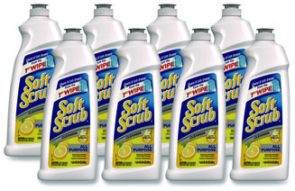 Soft Scrub® All Purpose Cleanser. 24 oz. Lemon scent. 8 bottles/case.