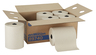 A Picture of product GPC-89740 enMotion® Flex Recycled Paper Towel Rolls. 8 in. X 550 ft. Brown. 6 rolls/case.