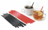 A Picture of product CRY-5BSS101000 Crystalware Sip N Joy Coffee Sip Stirrers. 5 in. Black. 1000 stirrers/pack, 10 packs/case.