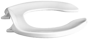 CENTOCO Round No Cover Heavy-Duty Toilet Seat. White.