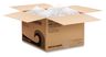 A Picture of product BWK-14X14LNAPW Boardwalk® Linen-Feel Flat Napkins 1-Ply, 14 x White, 1,000/Carton