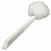 A Picture of product 965-739 Impact® Duralon Toilet Bowl Mop, White, 12" Handle, 3/4 oz. 4.5" Mop Head, 100/Case