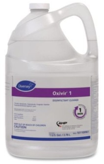 Diversey™ Oxivir 1 RTU Disinfectant Cleaner, 1 gal Bottle, 4/Carton