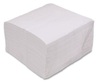 A Picture of product BWK-16X16LNAPW Boardwalk® Linen-Feel Flat Napkins. 1-ply. 16 X 16 in. White. 1,000/carton.