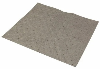 TASKBrand® Universal Sorbent Pads, Heavy Weight, Fine Fiber, 15"x18", 100/bale