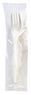 A Picture of product BWK-FORKMWPPIW Boardwalk® Mediumweight Wrapped Polypropylene Cutlery Fork, 5.51", Plastic, White, 1,000/Carton