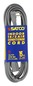 A Picture of product SAT-935004 15 Foot Gray Heavy Duty Air Conditioner/Appliance Cord-  14/3 Ga. SPT-3 Gray Cord With Sleeve-  15A-125V-  1875W