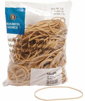 Business Source Quality Rubber Bands, Standard Size #117B. 1#. 0.1 X 7 in. 200/pack.
