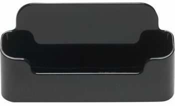 Deflecto Business Card Holder Black