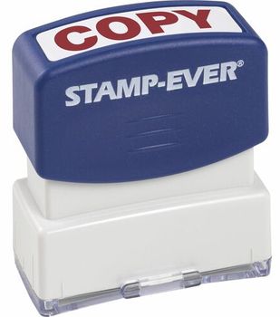Trodat Stamp-Ever 1-Color Message Stamp "COPY." 0.56 X 1.69 in. Red.