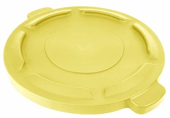Gator® Trash Container Lid, 20 Gallon, 6/cs - Yellow