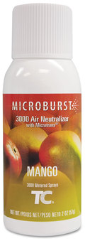 Microburst 3000 Refill, Mango, 2 oz Aerosol Spray, 12/Carton