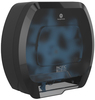 A Picture of product GPC-56602A Pacific Blue Ultra™ 4-Roll Coreless High-Capacity Toilet Paper Dispenser. Smoke color.