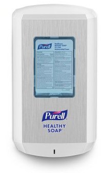 PURELL® CS6 Touch-Free Soap Dispenser for PURELL® Brand HEALTHY SOAP®. 1200ml. 10.31 X 5.79 X 3.93 in. White.