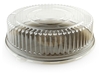 A Picture of product FIS-9601L Platter Pleasers PETE 16 inch Dome Lids. Clear. 25 lids/case.