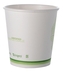 A Picture of product FIS-42HC08 Conserveware PLA Lined Paper Hot Cups. 8 oz. White. 50 cups/bag, 20 bags/case.